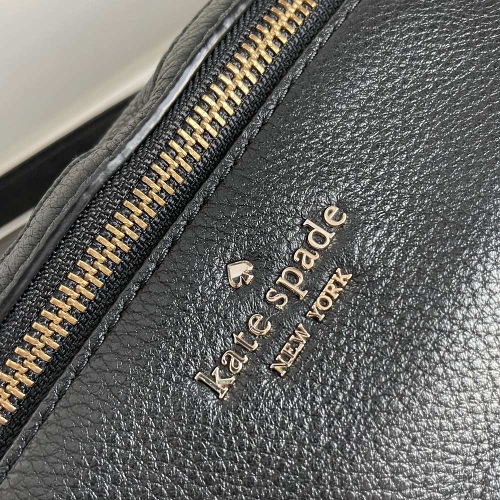 Kate Spade Black Pebbled Leather Crossbody Bag - Picture 2 of 6